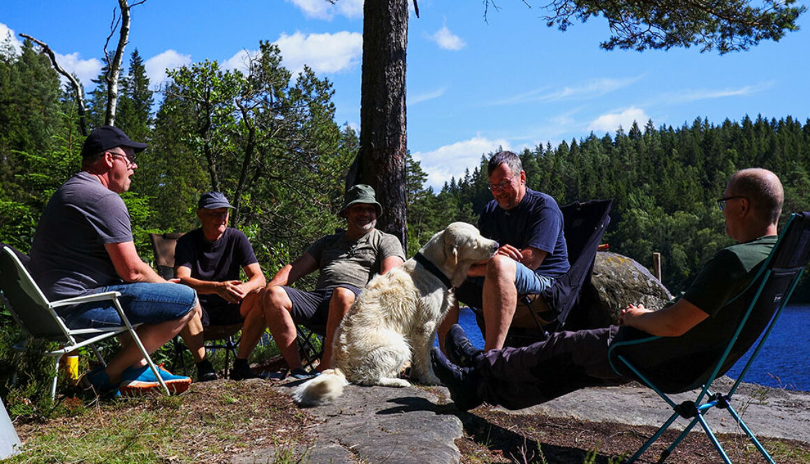 Wild camping with Swedish friends (18)